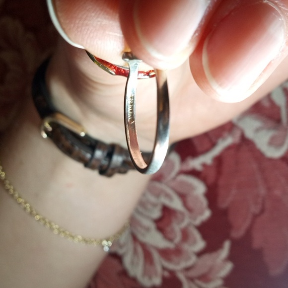 Sterling silver Garnet ring size 5.5 - Picture 2 of 2